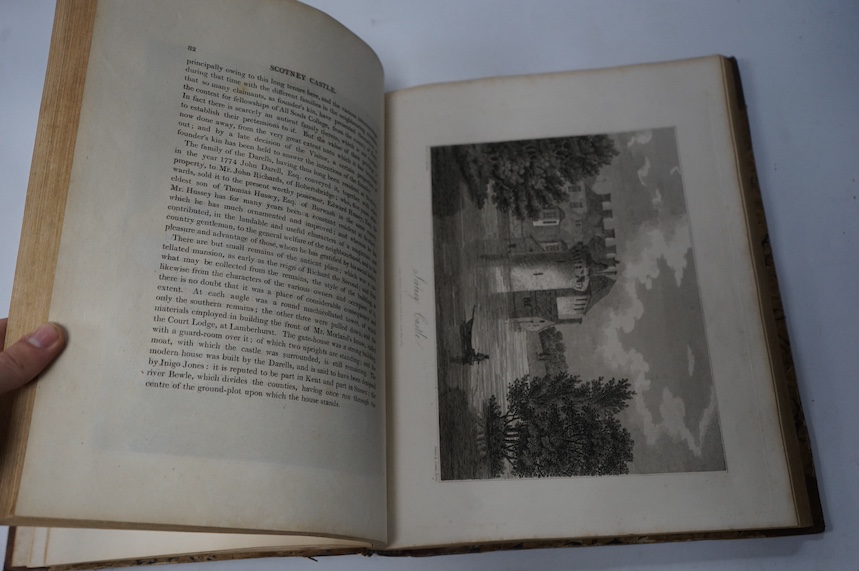 Amsinck, Paul - Tunbridge Wells, and its Neighbourhood, illustrated by a series of Etchings, and Historical Descriptions ... 31 plates and 12 vignette text engravings (by Laetitia Byrne)